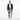 Geometric Mosaic Wide-Leg Joggers - Urban style with blazer