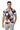 Geometric triangle polo casual pose