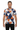Geometric triangle polo with natural smile