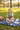 Girl having picnic on blanket