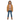Girl in corduroy jacket over Independence Match tee on white background