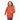 Girl in orange hoodie running