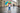Girl jumping in puddles with umbrella