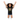 Girl leaping black tee