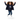 Girl navy ocean hoodie leaping