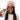 Girl pink beanie peace sign
