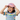 Girl pink hat adjusting