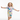Girl running laughing