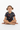 Girl sitting cross-legged