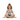 Girl sitting in Sandcastle Dreams rash guard on white background