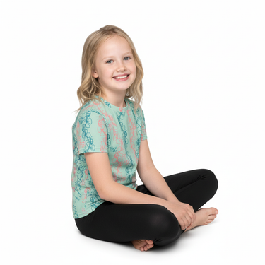 Girl sitting relaxed