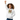 Girl superhero pose white hoodie