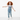 Girl twirling in Never Ending Adventures tee on white background