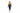Girl with backpack walking to school