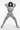Grey Crop Sweatshirt Look