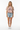 Hazy pink crop top with arms at sides
