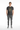 Heather dark grey tropical tee with grey joggers