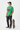 Heather irish green tee three-quarter side view