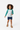 Hispanic child in navy shorts