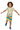 Hispanic child in swim trunks