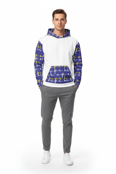 Hoodie with Grey Joggers - Front