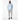 Hydrangea blue hoodie with gray joggers