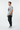 Ice grey tee side profile view