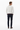 Back view of Rise Above It sweater with dark chinos