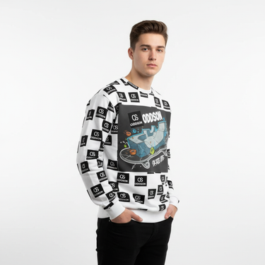 Oddson Skate Life All-Over Print Sweatshirt