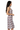 Model 1 - Side view of romantic floral slip dress