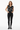 Geometric hearts vest with black jeans for modern casual aesthetic