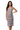 Model 1 - Front view of romantic floral slip dress