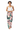 Woman adjusting camo-print pajama pants