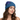 Brunette female model wearing Sweetly Autumn beanie - peaceful expression