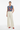 Geometric tribal vest with wide-leg trousers for contemporary polished style