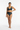 Dark abstract print bikini - professional studio photography