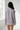 Silver satin pajama top - back detail
