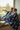 Kids sharing LITTLEcHAPS Space Explorer blanket on window seat