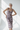Model 7 - Front view of romantic floral slip dress