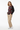 Geometric hearts sweater with beige corduroy pants for relaxed casual style