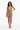Chevron print string bikini - editorial studio shot