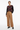 Geometric hearts sweater with wide-leg trousers for smart-casual look