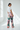 Camo-print pajama pants - back view