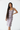 Model 5 - Front view of romantic floral slip dress