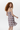 Model 3 - Back view of romantic floral slip dress