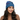 Latina female model wearing Sweetly Autumn beanie - playful expression