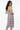 Model 1 - Back view of romantic floral slip dress
