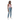 It's Complicated Tank Top with Distressed Jeans - Black Model