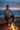 Jogger Bonfire Evening