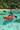 Kayaking turquoise ocean cove